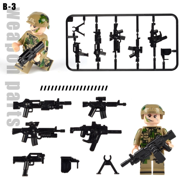 Vỉ Phụ Kiện Vũ Khí Quân Đội Thế Hệ Mới NO.518 - Phụ Kiện Lego Army