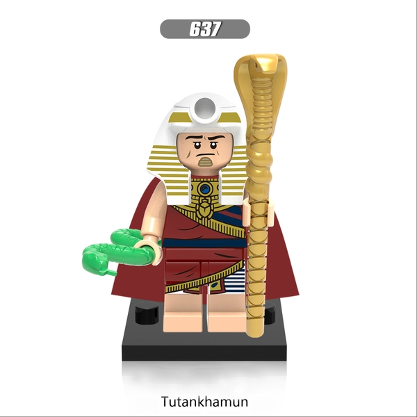 Minifigures Nhân Vật Hoàng Đế Ai Cập Tutankhamun X637