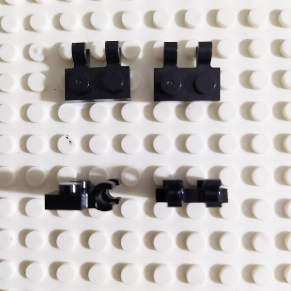 COMBO 5 Gạch 1x2 Dẹt Có 2 Kẹp NO.508 - Phụ Kiện MOC Tương Thích Lego 60470