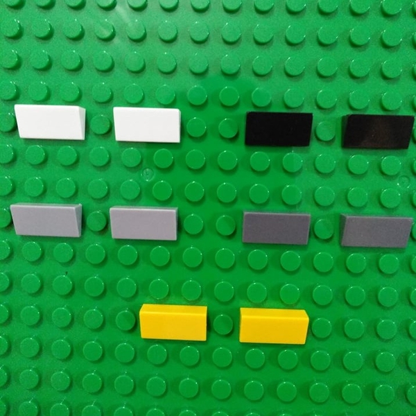 COMBO 30 Gạch 1x2 Trơn Vát NO.019 - Phụ Kiện MOC