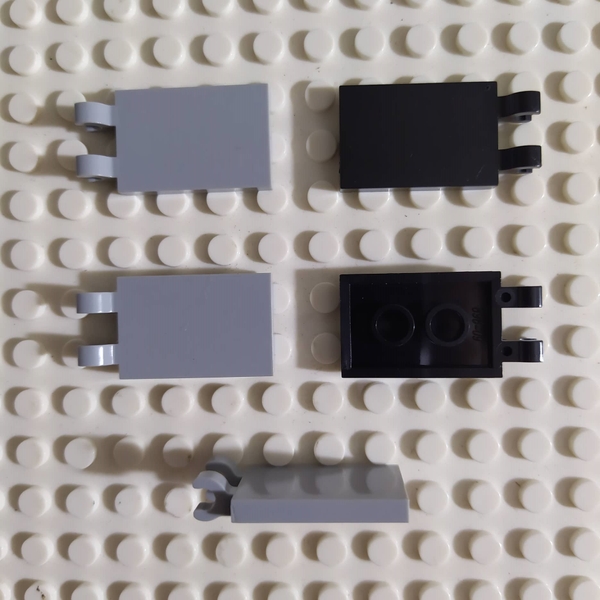 COMBO 5 Tấm Gạch Trơn 2x3 Có 2 MOC Kẹp NO.506 - Phụ Kiện MOC Tương Thích Lego 30350