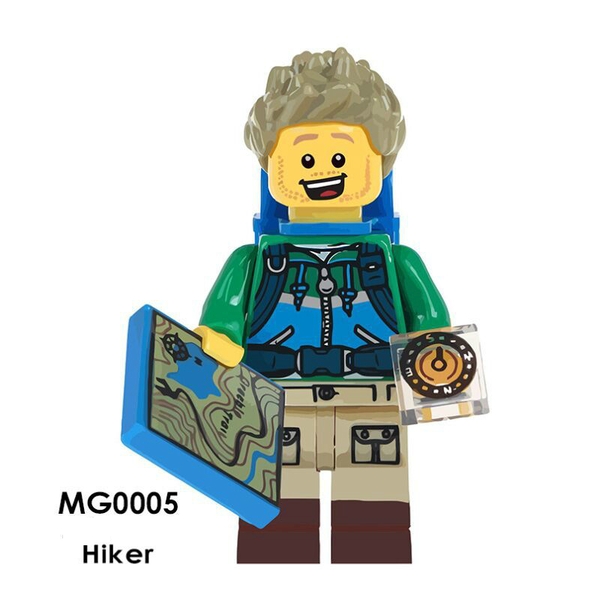 Lego Minifigures Nhân Vật Nhà Thám Hiểm Hiker MG0005