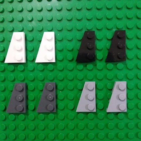 COMBO 10 Viên Gạch Nêm Mái Trái 2x3 NO.122 - Phụ Kiện MOC