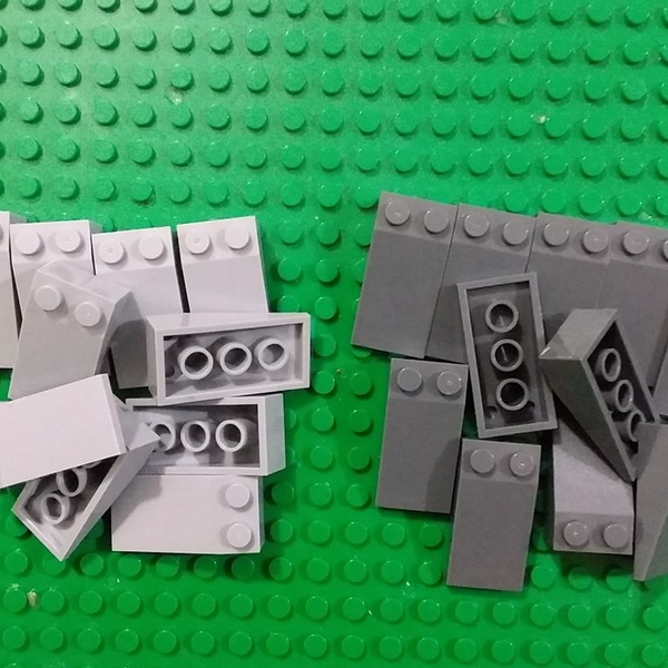 COMBO 10 Gạch Vát 2x4 - Phụ Kiện MOC Núi