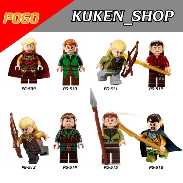 Lego Minifigures Lord Of The Ring Lính Elf - Phim Chúa Tể Những Chiếc Nhẫn PG8027