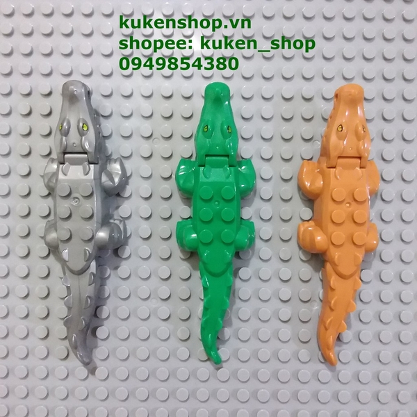 Minifigures Động Vật Cá Sấu Các Màu NO.308 - Lego Động Vật Lego Cá Sấu
