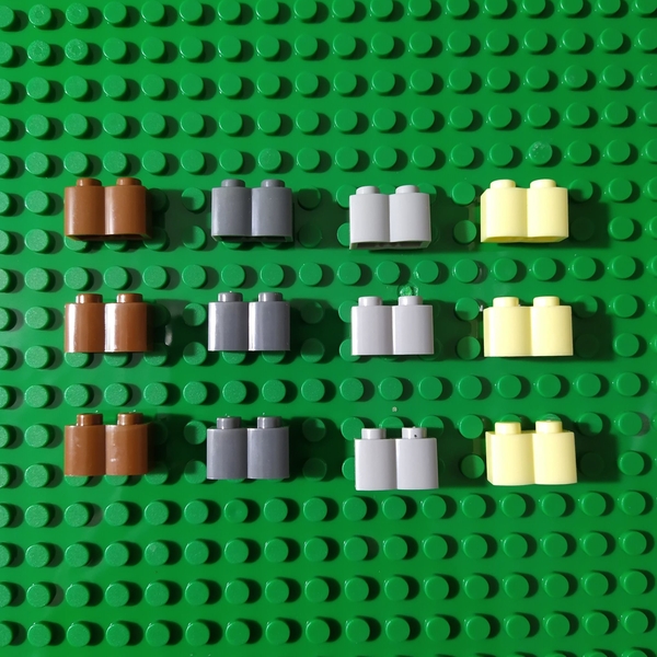 COMBO 5 Gạch 1x2 Cao Như Hình NO.453 - Phụ Kiện MOC