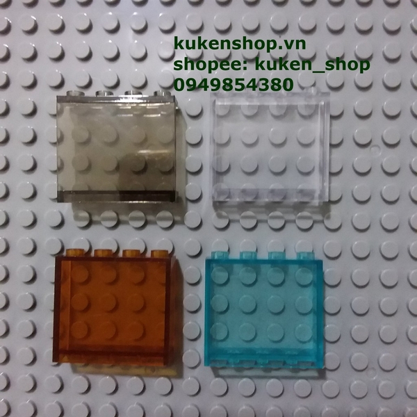 COMBO 3 Gach Kính Trong Suốt 1x4x3 NO.089 - Phụ Kiện MOC