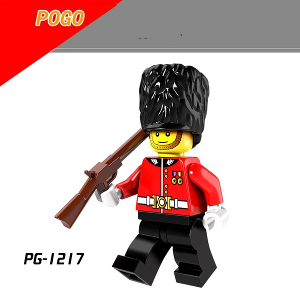 Minifigures Nhân Vật Lính Hoàng Gia Anh PG1217 Mẫu Siêu Đẹp