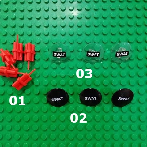 COMBO 6 Phụ Kiện Cho Cảnh Sát Đặc Nhiệm NO.1114 Cảnh Sát Swat Mới Nhất