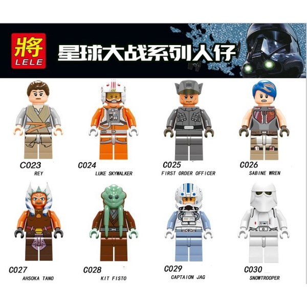 Minifigures Các Nhân Vật Trong Phim Star Wars Lele C023 C024 C025 C026