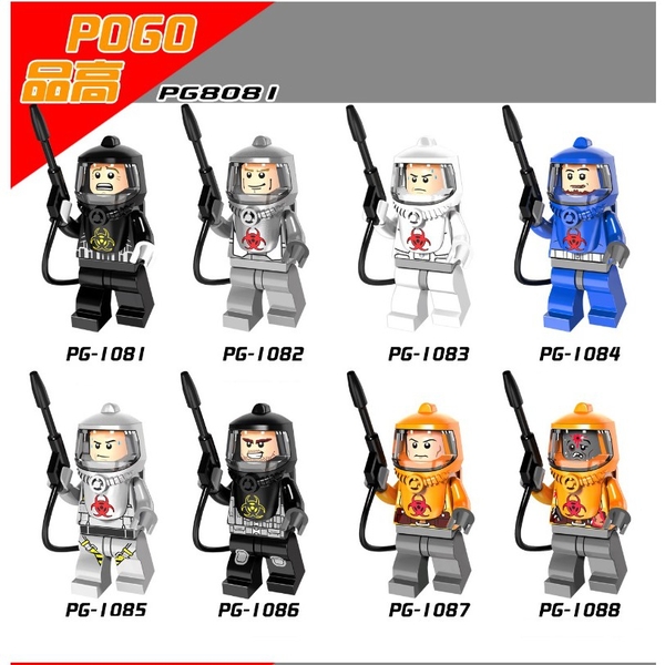 Minifigures Đội Phòng Chống Vũ Khí Sinh Hóa PG8081