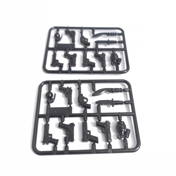 COMBO 2 Vỉ Trang Bị Vũ Khí Lục Dành Cho Lính Đặc Nhiệm K7115 - Phụ Kiện Đồ Chơi Lắp Ráp Cho Army