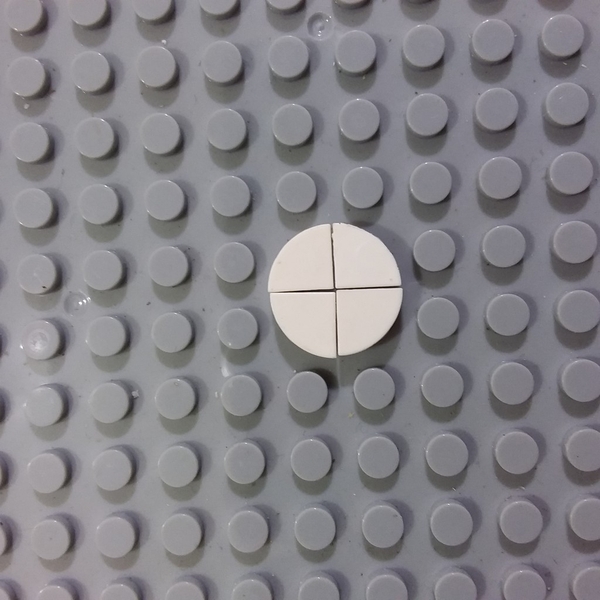 COMBO 10 Gạch Trơn Dẹt 1x1 Khuyết Góc NO.1239 - Phụ Kiện Lego MOC