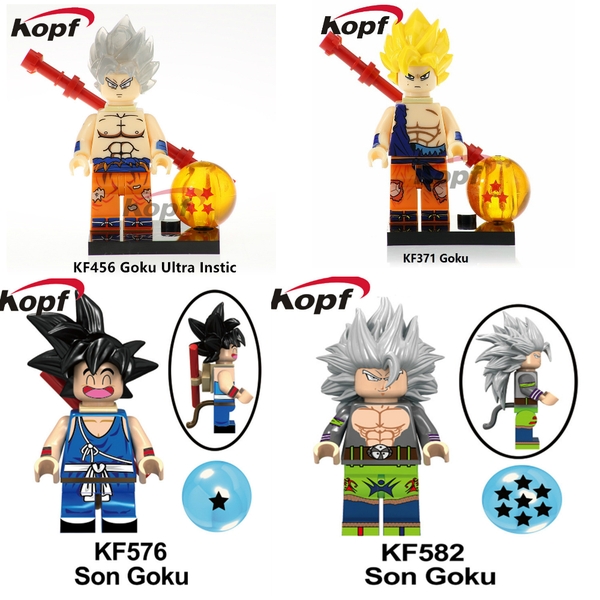 Minifigures Nhận Vật Sun Goku Trong Phim 7 Viên Ngọc Rồng Dragon Ball Sun Mới Nhất KF456 KF371