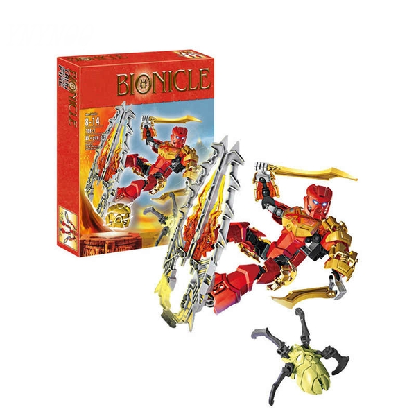 Bộ Xếp Hình Bionicle KSZ 708-3 - Lắp Ráp Thần Lửa TAHU 89 Chi Tiết