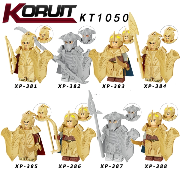 Minifigures Chiến Binh Elf Tiên Tộc Mirkwood Elves Trong Seri Phim Chúa Tể Những Chiếc Nhẫn Lord Of The Rings KT1050