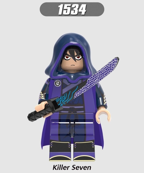 Minifigures Nhân Vật Sát Thủ Killer Assasin Có Áo Choàng Siêu Đẹp X1534