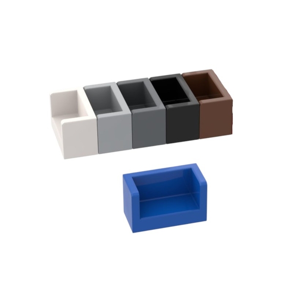 COMBO 10 Gạch Tường Ghế Có 3 Mặt Kích Thước 1x2 NO.1685 Đồ Chơi Lắp Ráp Phụ Kiện MOC Tương Thích 23969