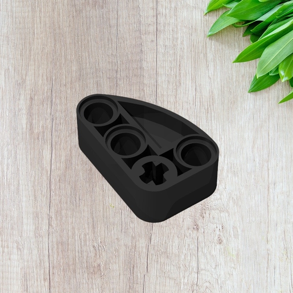 COMBO 5 Gạch Technic Kỹ Thuật Tay Nâng Hình Chữ L Với Phần Cong Elip NO.1557 - Phụ Kiện MOC Tương Thích Part 71708