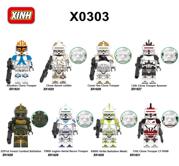 Minifigures Các Mẫu Nhân Vật Trong Star Wars Trooper Mẫu Mới Ra Siêu Đẹp X0303