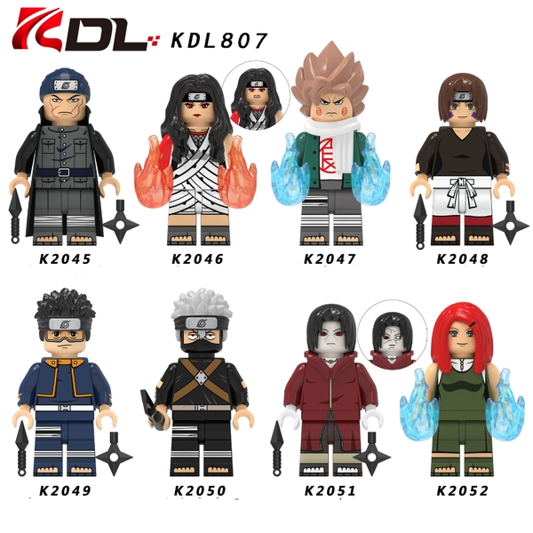 Minifigures Đồ Chơi Lắp Ráp Nhân Vật Trong Naruto Kakashi Itachi Obito KDL807 Mẫu Mới Ra