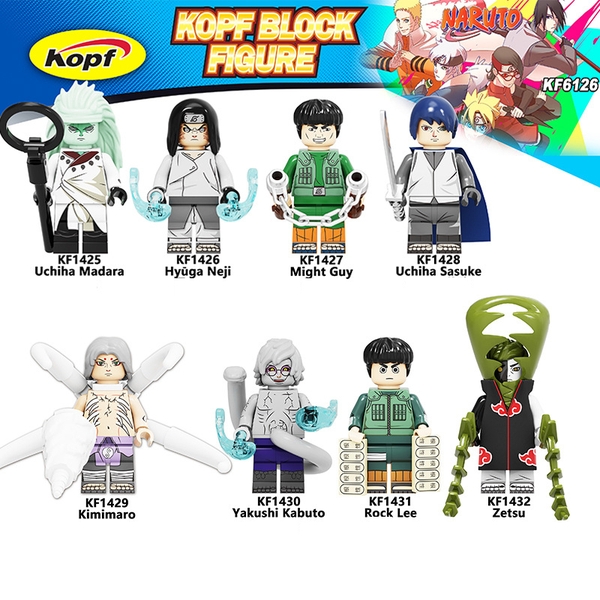 Minifigures Các Nhân Vật Trong Naruto Madara Kikimaro Kabuto KF6126 Mẫu Mới Ra Siêu Hot