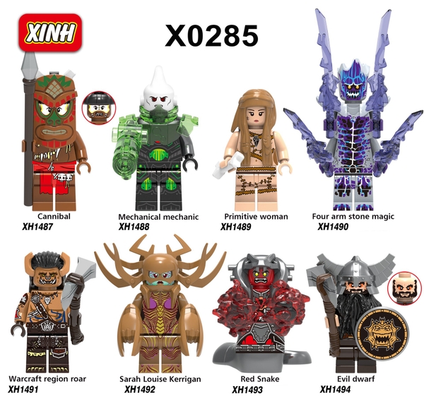 Minifigures Các Mẫu Nhân Vật Trong Game World Of Warcraft Region Roar X0285