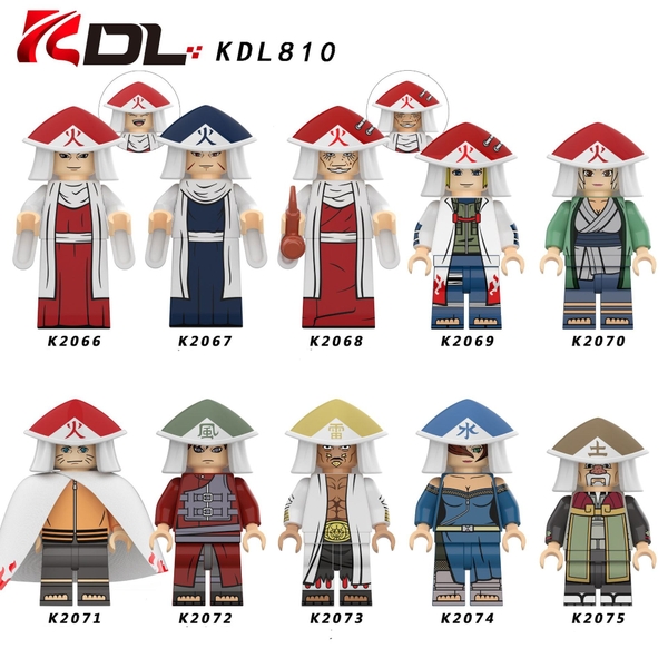 Minifigures Nhân Vật Naruto Gaara Uzumaki Trong Trang Phục Mới KDL810 - Đồ Chơi Lắp Ráp Lego