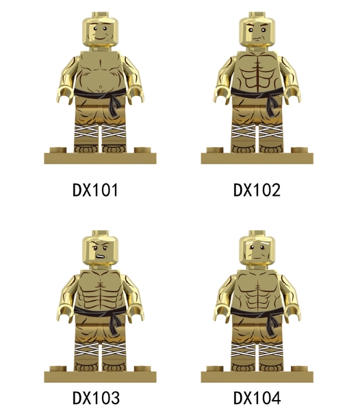 Minifigures Nhân Vật Thập Bát Đồng Nhân Của Thiếu Lâm Tự DX101 DX102 DX103 DX104 - Đồ Chơi Lắp Ráp Mini