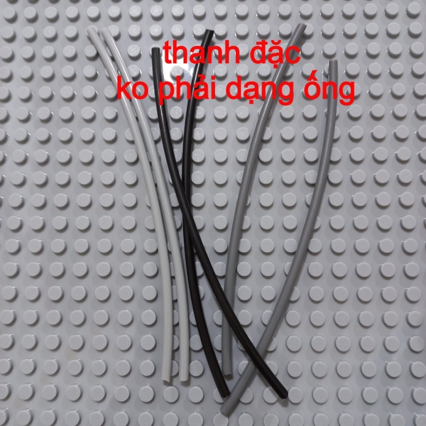 COMBO 2 Thanh Dạng Ống Dẻo Đường Kính 3mm Dài 12,8cm NO.1469 - Đồ Chơi Lắp Ráp Tương Thích 75c16