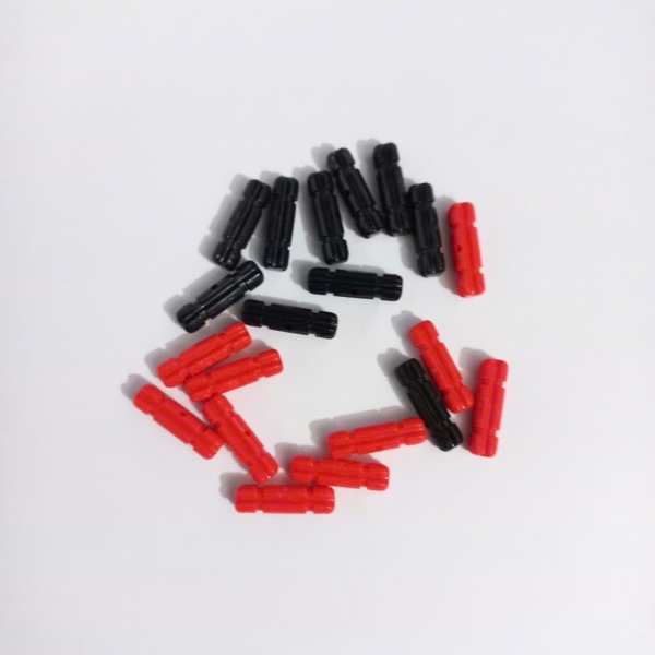 COMBO 20 Part Chốt Ngắn 1x2 NO.1704 - Phụ Kiện MOC Đồ Chơi Lắp Ráp Tương Thích Part 32062