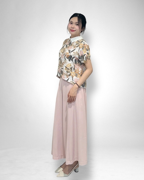 Áo sơ mi tay liền, nút sau