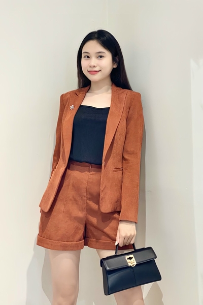Bộ vest nanton tay dài + quần sọt s