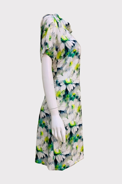 Đầm thuyền sau tim nơ sau tay ngắn