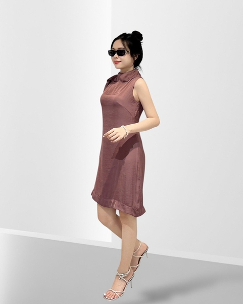 Đầm cổ lọ, bèo đổ 1 bên, 2l