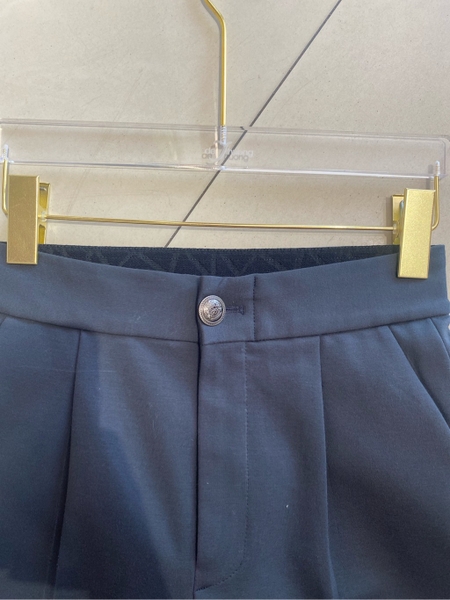 Quần sọt lưng thun ẩn, 1 nút, kaki thun