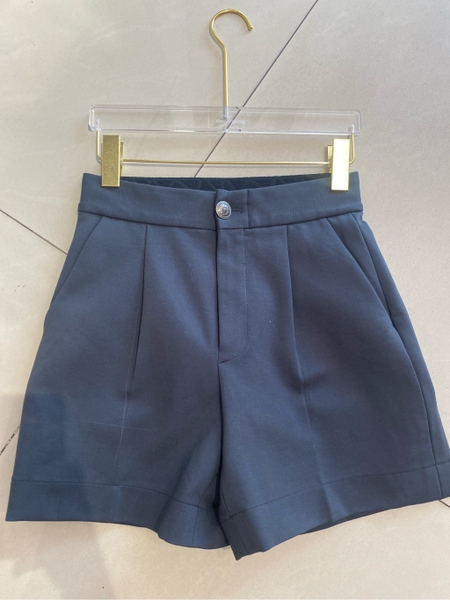 Quần sọt lưng thun ẩn, 1 nút, kaki thun