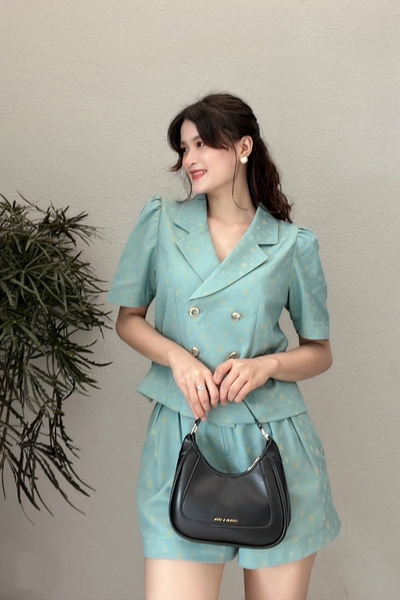 Set áo nanton + q sọt bí xanh bi