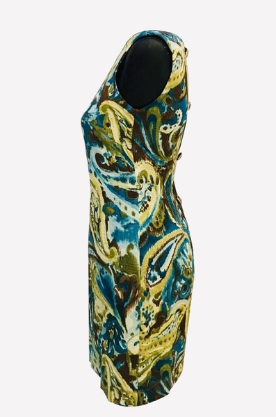 Đầm tunic cổ V nẹp dk roban + nút