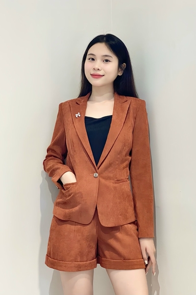 Bộ vest nanton tay dài + quần sọt s