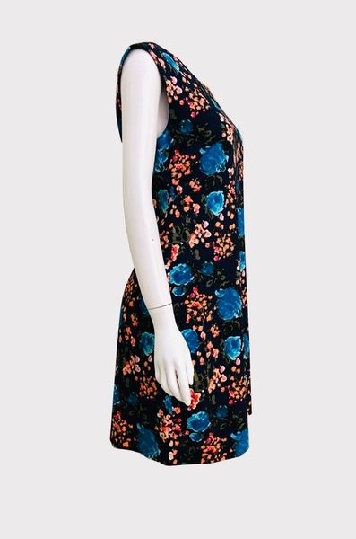 Đầm tunic cổ V nẹp dk roban + nút
