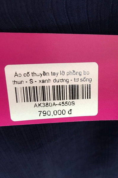 Áo cổ thuyền tay lỡ phồng bo thun