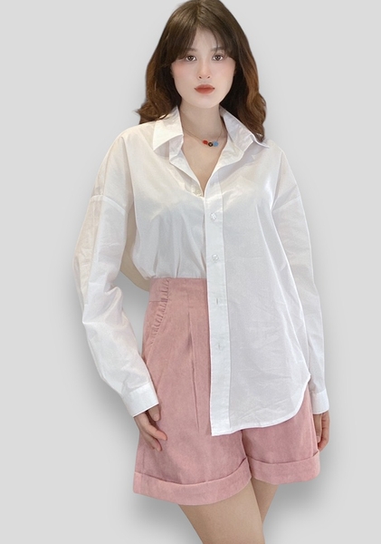 Quần sọt lưng liền túi xéo dún bèo