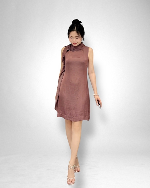 Đầm cổ lọ, bèo đổ 1 bên, 2l