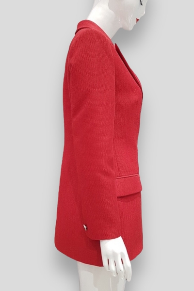 Áo vest phom dài nanton 2 hàng nút 2l - ĐỎ