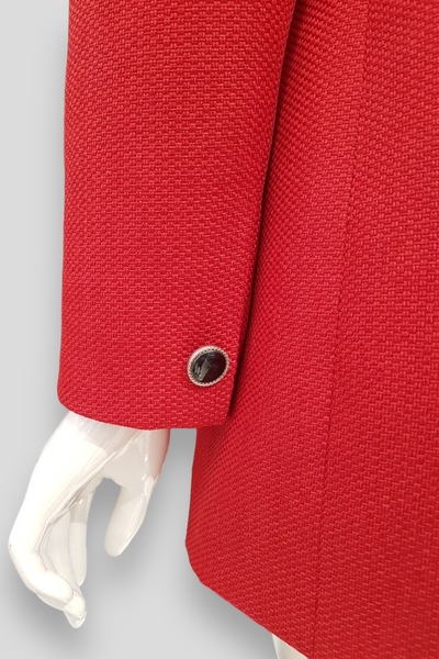 Áo vest phom dài nanton 2 hàng nút 2l - ĐỎ