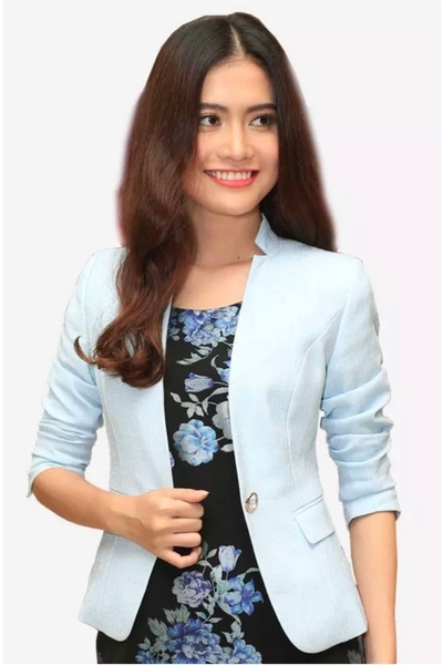 Vest cổ đứng xẻ V 2l