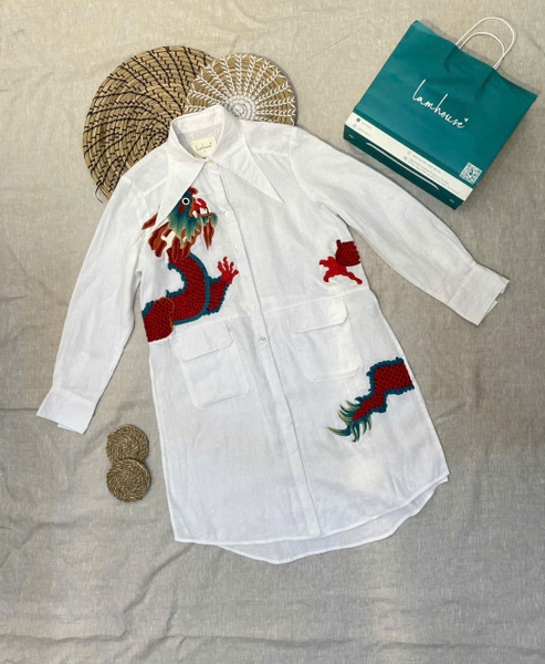 Lam Lady Thêu Rồng