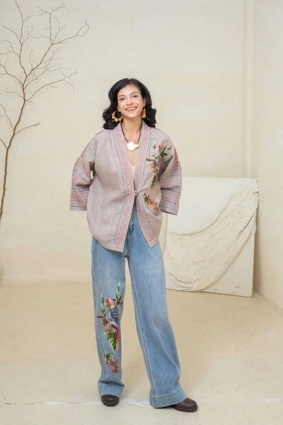 Coat Lady Thêu Két